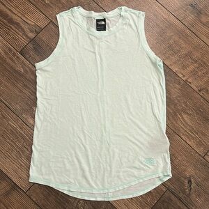 The North Face Light Aqua Crewneck Tank Top